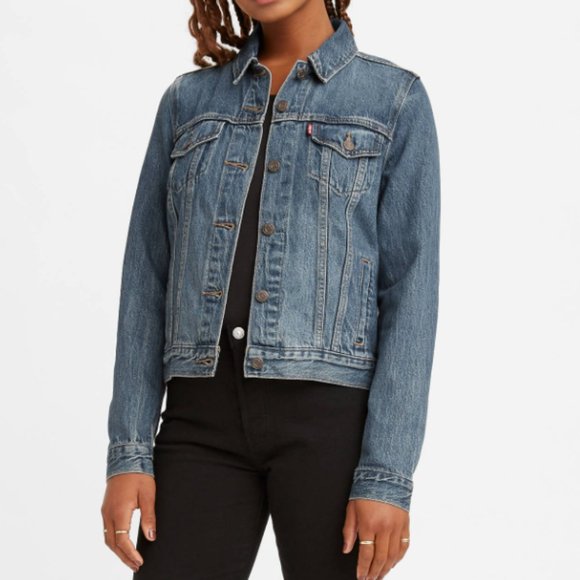 Levi's Trucker Denim Jean Jacket - Picture 1 of 2